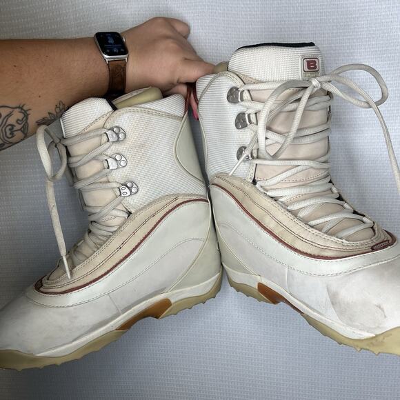 Burton Snowboard‎ Boots Womens Mint True Fit Imprint White & Red Size 9 US - Picture 5 of 8